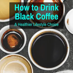 Black coffee drink