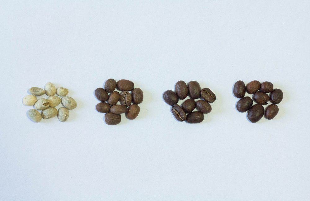 diferentes tuestes del café